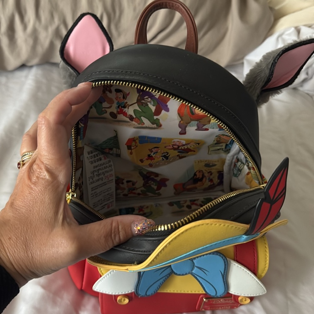 Loungefly Pinocchio donkey mini Backpack - Picture 5 of 14